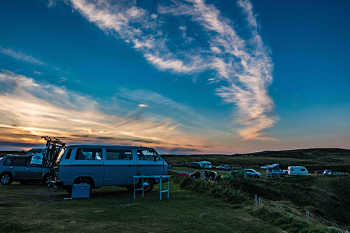 camperplaatsen in de natuur